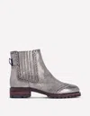 Boden Brogue Detail Chelsea Boots Silver  In Silver