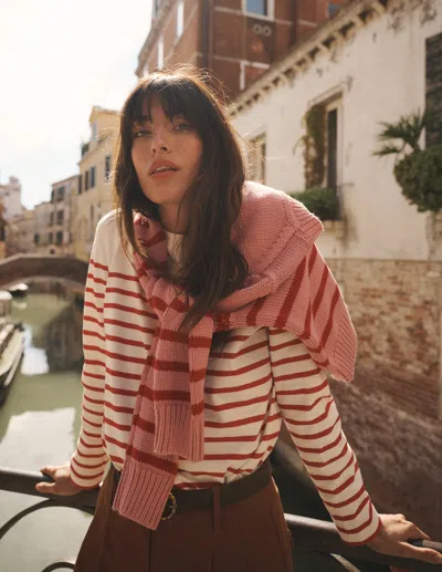 Boden Button Shoulder Mariner Coconut Milk And Salsa  In Multi