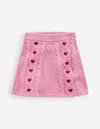 Boden Cable Knitted Skirt Formica Pink  In Pink