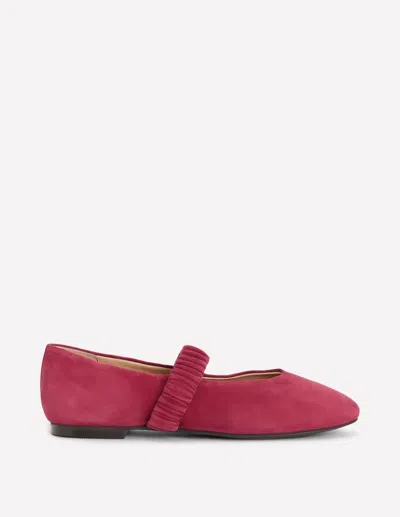 Boden Camilla Ballerinas Mit Rüschendetail In Rot | Grösse 36 In Pink