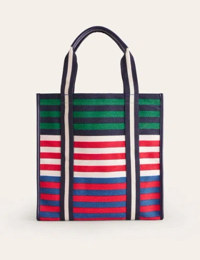 Boden Canvas Tote Bag Multi Stripe Women