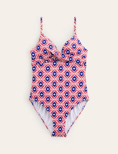 Boden Capri Cup-size Swimsuit Rubicondo, Diamond Wave Women