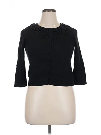Pre-owned Boden Cardigan Sweater In Black