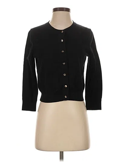 Pre-owned Boden Cardigan Sweater In Black