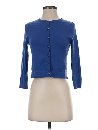 Pre-owned Boden Cardigan Sweater In Blue