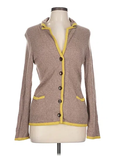 Pre-owned Boden Cardigan Sweater In Brown