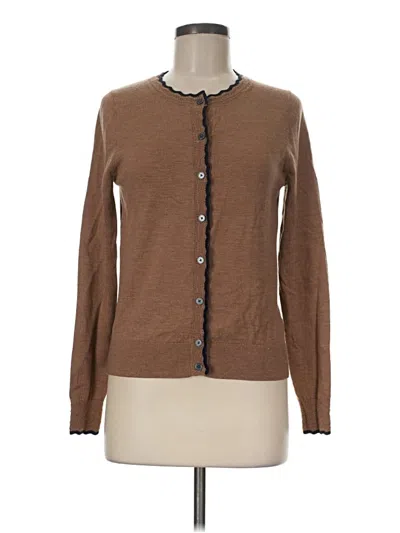 Pre-owned Boden Cardigan Sweater In Brown