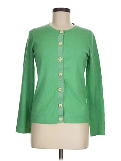 Pre-owned Boden Cardigan Sweater In Green