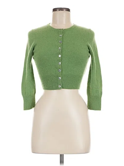 Pre-owned Boden Cardigan Sweater In Green