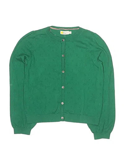 Pre-owned Boden Kids' Cardigan Sweater In Green