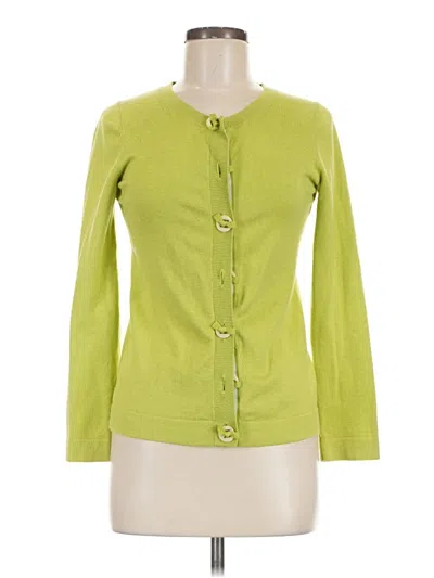 Pre-owned Boden Cardigan Sweater In Green