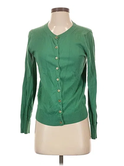 Pre-owned Boden Cardigan Sweater In Green