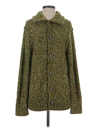 Pre-owned Boden Cardigan Sweater In Green