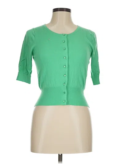 Pre-owned Boden Cardigan Sweater In Green