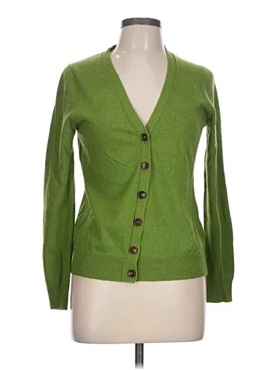 Pre-owned Boden Cardigan Sweater In Green