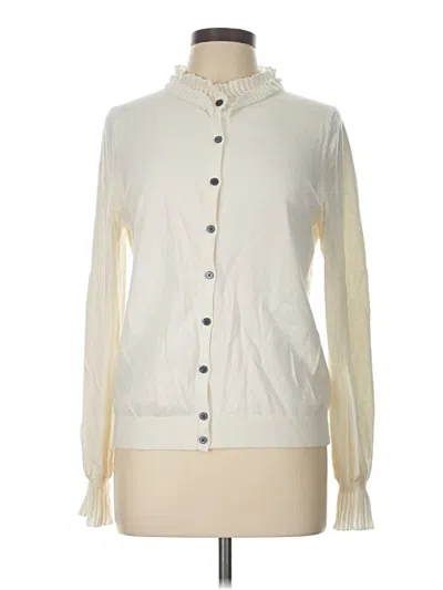Pre-owned Boden Cardigan Sweater In Ivory