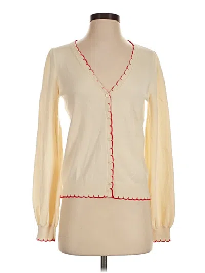 Pre-owned Boden Cardigan Sweater In Ivory