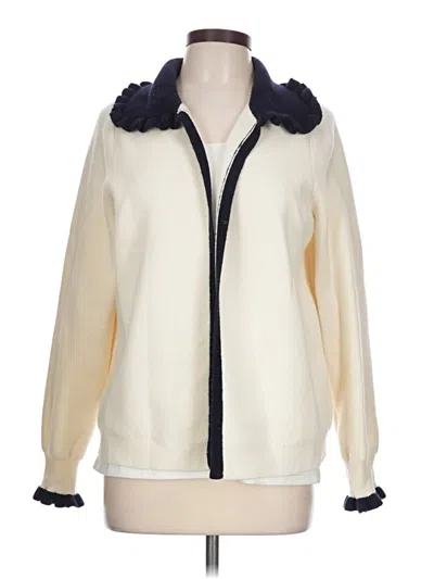 Pre-owned Boden Cardigan Sweater In Ivory
