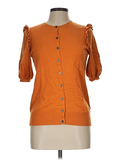 Pre-owned Boden Cardigan Sweater In Orange