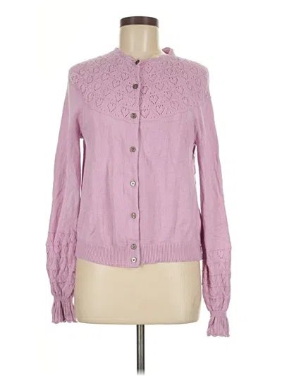 Pre-owned Boden Cardigan Sweater In Pink