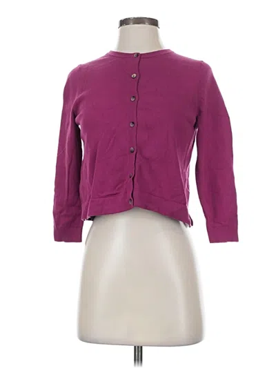 Pre-owned Boden Cardigan Sweater In Purple