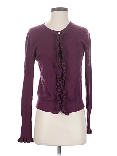 Pre-owned Boden Cardigan Sweater In Purple