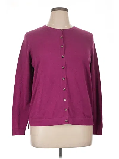 Pre-owned Boden Cardigan Sweater In Purple