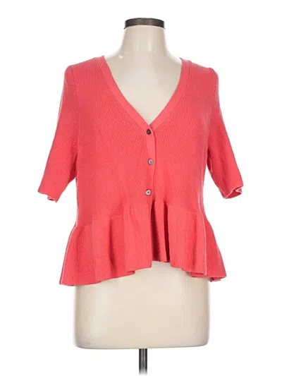 Pre-owned Boden Cardigan Sweater In Red