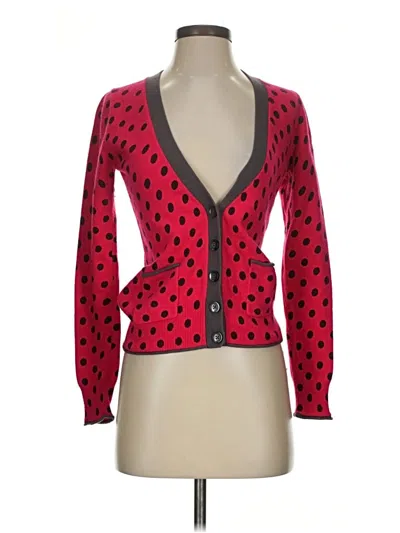Pre-owned Boden Cardigan Sweater In Red
