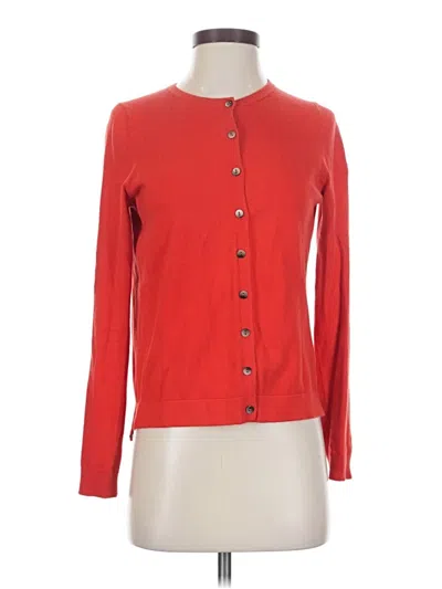 Pre-owned Boden Cardigan Sweater In Red