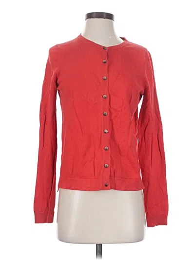Pre-owned Boden Cardigan Sweater In Red