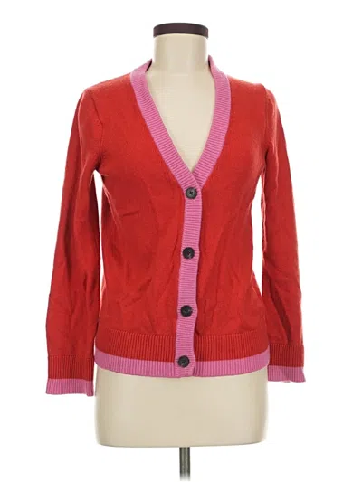 Pre-owned Boden Cardigan Sweater In Red