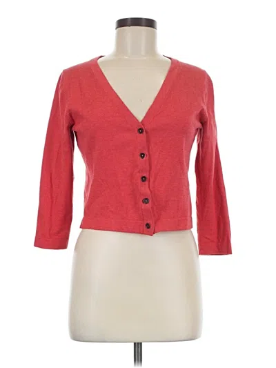 Pre-owned Boden Cardigan Sweater In Red