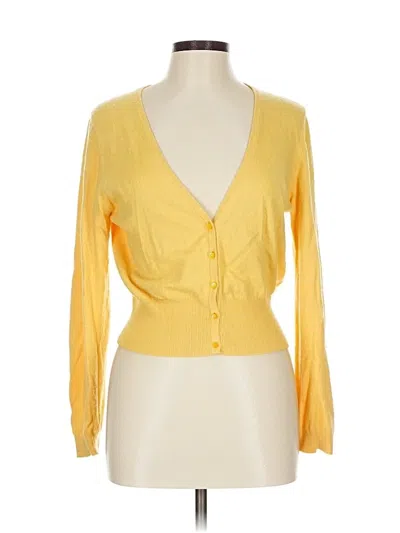Pre-owned Boden Cardigan Sweater In Yellow