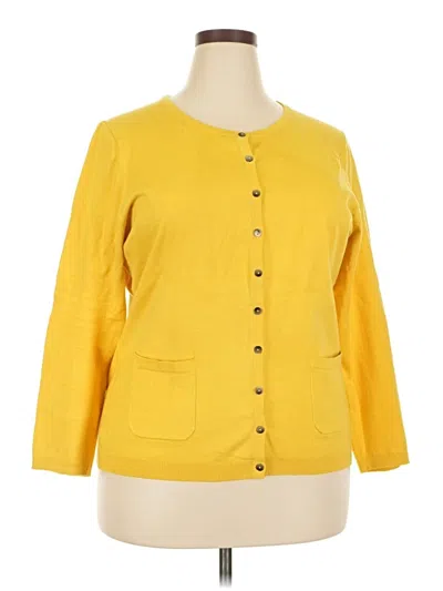 Pre-owned Boden Cardigan Sweater In Yellow