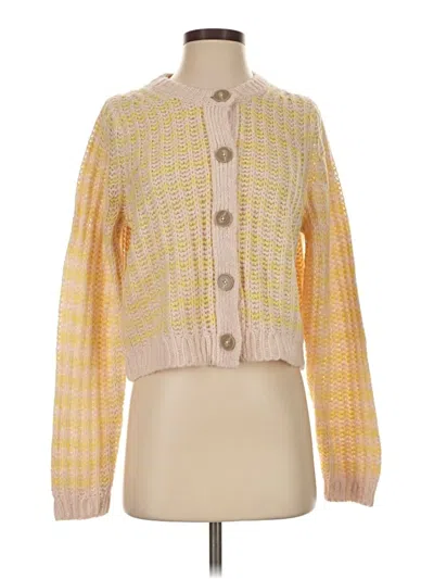 Pre-owned Boden Cardigan Sweater In Yellow