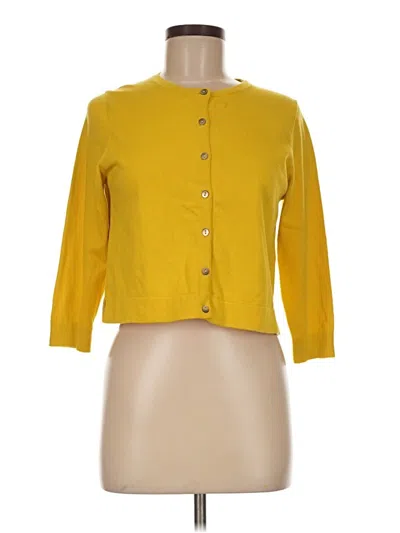 Pre-owned Boden Cardigan Sweater In Yellow