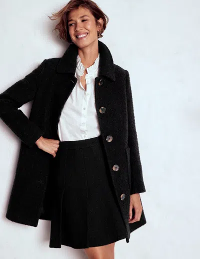 Boden Carlisle Wool Coat Black