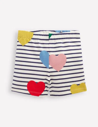 Boden Kids' Radlerhose-bunt Herz Streifen In Multi