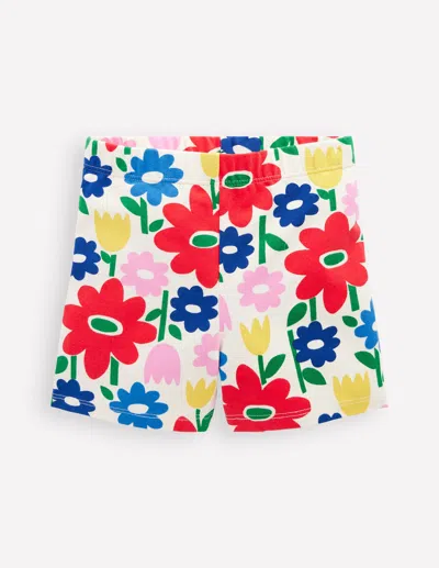 Boden Kids' Radlerhose-bunt Pop-blume In Multi