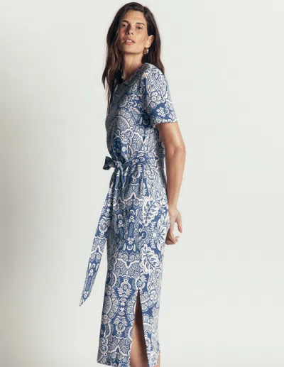 Boden Cary T-shirt-kleid Aus Jersey In Blau | Grösse 48 In Blue