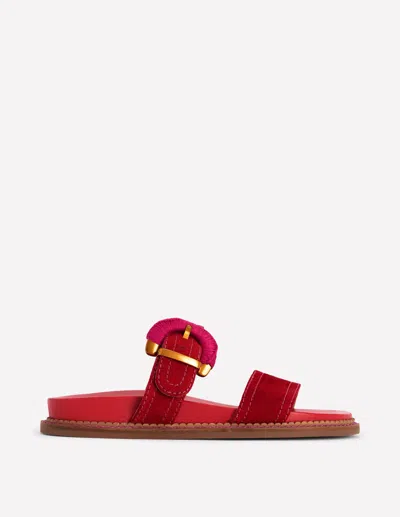 Boden Caryl Double Strap Sandals Post Box Red