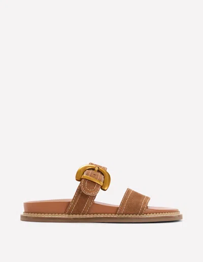 Boden Caryl Double Strap Sandals Tan  In Brown