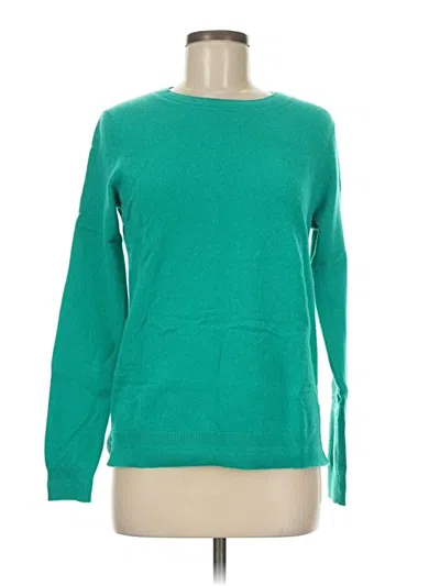 Pre-owned Boden Cashmere Pullover Sweater In Blue