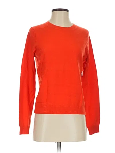 Pre-owned Boden Cashmere Pullover Sweater In Orange