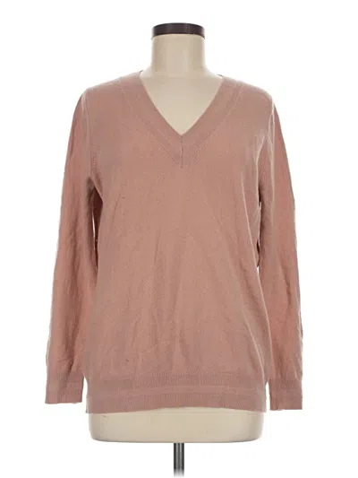 Pre-owned Boden Cashmere Pullover Sweater In Tan