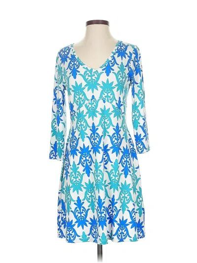 Pre-owned Boden Casual Dress In Blue