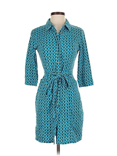 Pre-owned Boden Casual Dress In Blue