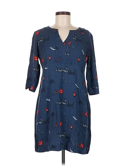 Pre-owned Boden Casual Dress In Blue