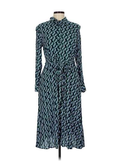 Pre-owned Boden Casual Dress In Blue